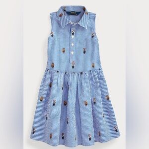 NWT 🐻RALPH LAUREN Polo Bear striped dress